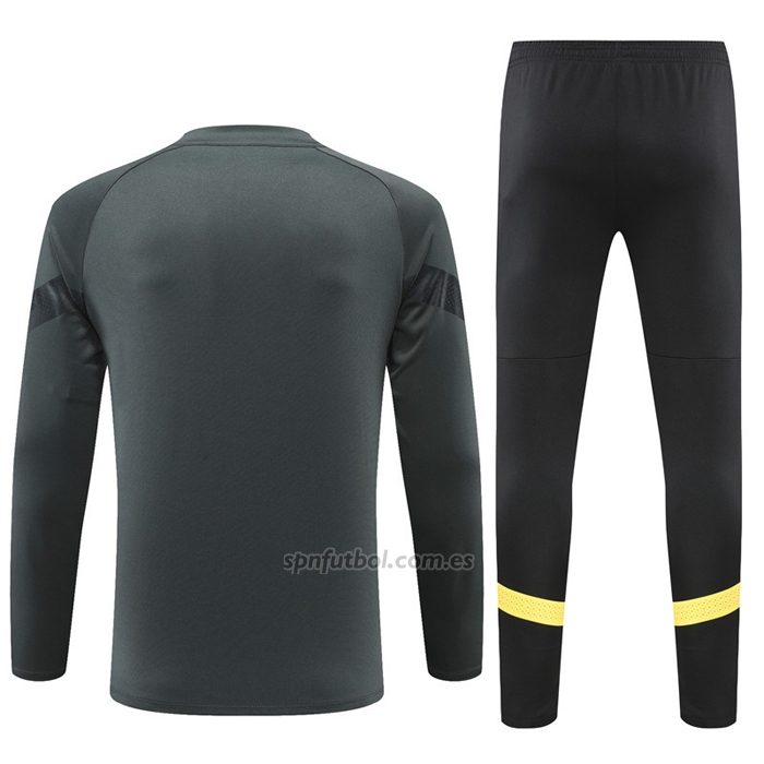 Chandal de Sudadera del Borussia Dortmund 2022-2023 Gris